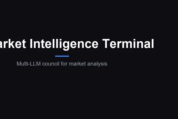 AI Market Intelligence Terminal