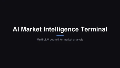 AI Market Intelligence Terminal featured image